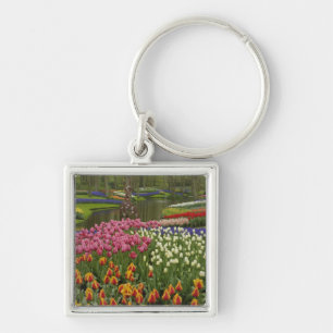 Llavero Jardín de tulipanes e hiazintos, Jardines Keukenho