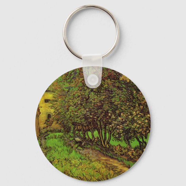 Llavero Jardín del Hospital de Saint-Paul por Vincent van  (Anverso)