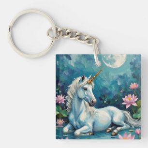Llavero Jardín Místico de Unicornio