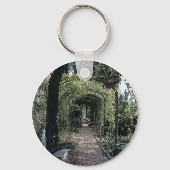 Llavero Jardín, Morcote, Lago Lugano | Keychain (Anverso)