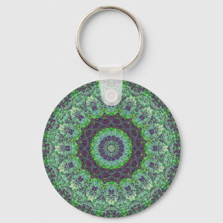 Llavero Jardín Resumen Resumen de Mandala Keychain