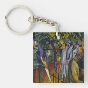 Llavero Jardín zoológico I de August Macke el