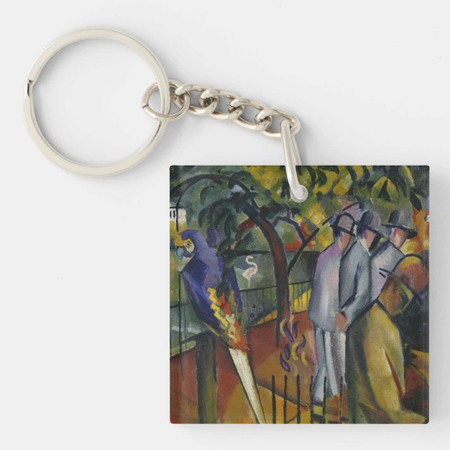 Llavero Jardín zoológico I de August Macke el | (Frente)