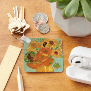 Llavero Jarrón con doce girasoles de Vincent van Gogh
