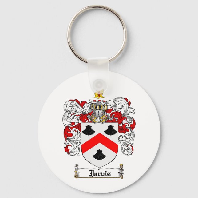 LLAVERO JARVIS FAMILY CREST - JARVIS COAT OF ARMS (Anverso)