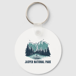 Llavero Jasper Montaña Alberta Canadá Jasper Parque Nacion