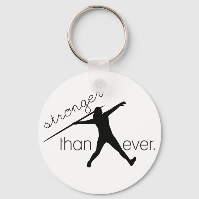 Llavero Javelin Throw Track y Field Keychain (Anverso)