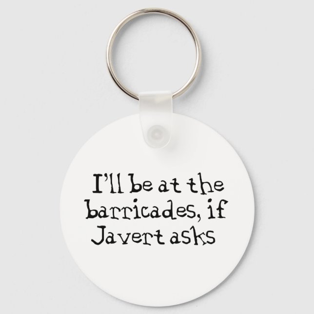 Llavero Javert Les Miserables (Anverso)