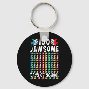 Llavero Jawsome Days Of School Shark 100 Day Of School T
