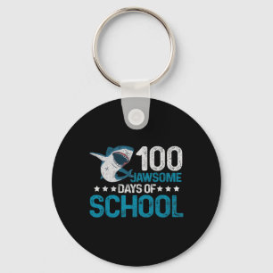 Llavero Jawsome Days School, 100 días, niños vintage no