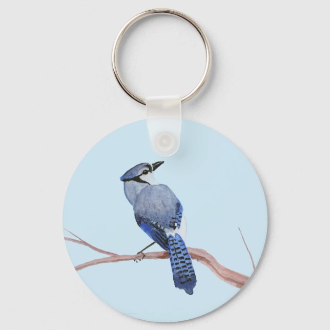 Llavero Jay azul (Anverso)