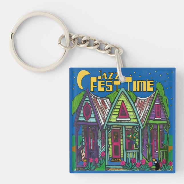Llavero Jazz Fest Time Houses (Frente)