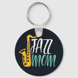Llavero Jazz Mom Guay Vintage Saxofón Player Mother
