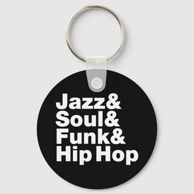 Llavero Jazz y Soul y Funk & Hip Hop (Anverso)