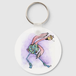 Llavero Jazzercise Flamingo