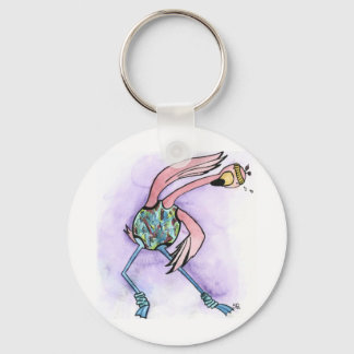 Llavero Jazzercise Flamingo
