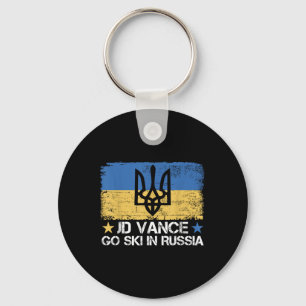 Llavero Jd Vance Anda A Esquiar En Rusia Divertido Diciend