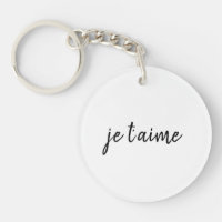 🖤 Je t’aime Te amo Moda francesa Personalizado ac