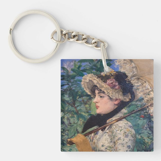 Llavero Jeanne (Primavera) De Édouard Manet (Frente)