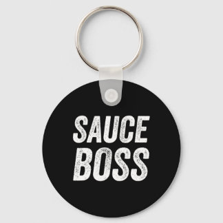 Llavero Jefe de Salsa Chef Bbq Cocina Comida Humorística
