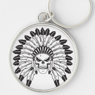 Llavero Jefe de Skull Indian