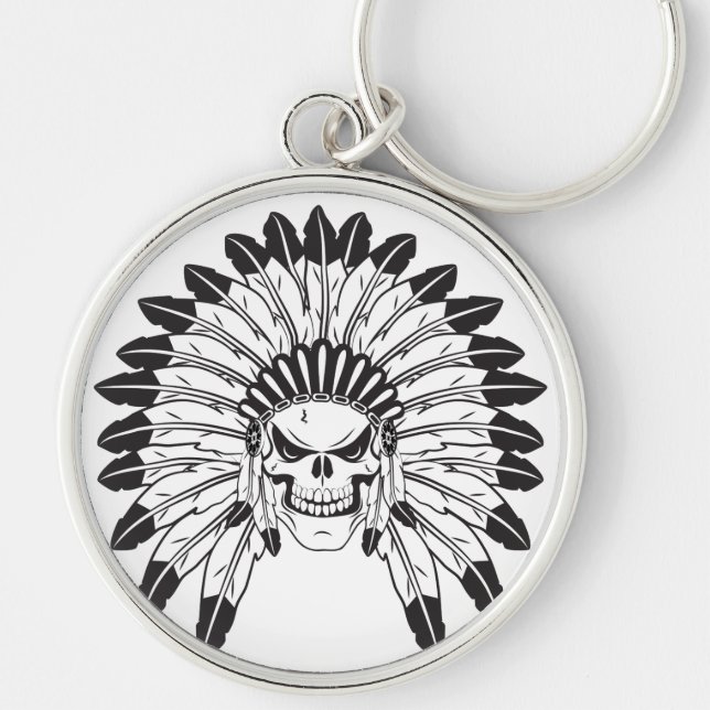 Llavero Jefe de Skull Indian (Frente)