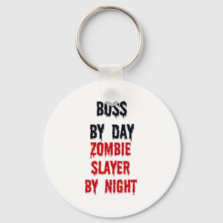 Llavero Jefe Por Día Zombie Slayer Por Noche