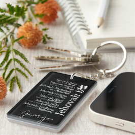Llavero Jehová nombres personalizados