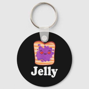 Llavero Jelly & Mantequilla de Maní San Valentín Él y Ella