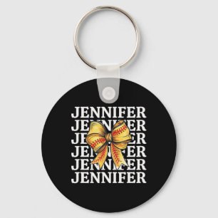 Llavero Jennifer Personalizado Coquette Lazo Suave Moda