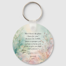 Llavero Jeremiah 29:11 Biblia Verse Image