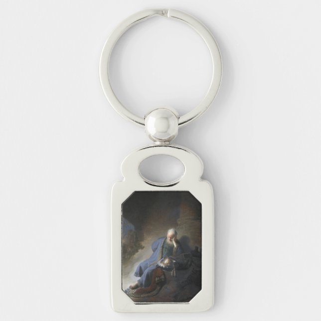 Llavero Jeremiah Lamentándose en la caída de Jerusalén, Re (Anverso)