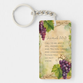 Llavero Jeremías 33:3 Biblia cristiana Verse