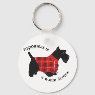Llavero Jersey de Cuadros Rojos y Negros para Terrier Esco