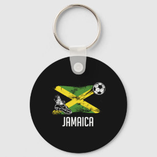 Llavero Jersey de la bandera de Jamaica Equipo de fútbol j