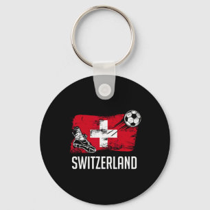 Llavero Jersey de la bandera de Suiza Equipo de fútbol sui