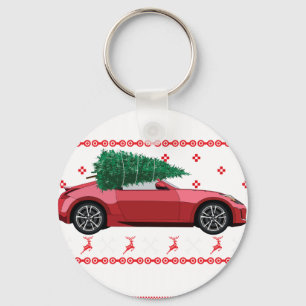Llavero Jersey de Navidad Árbol de Navidad Coche Antiguo S