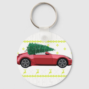 Llavero Jersey de Navidad Árbol de Navidad Coche Antiguo S