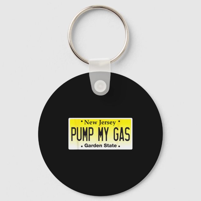 Llavero Jersey Girls Don't Pump Gas Pump My Gas Nj License (Anverso)