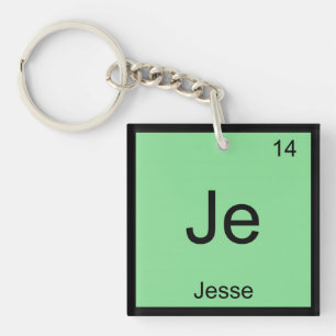 Llavero Jesse Nombre Elemento Químico Tabla Periódica