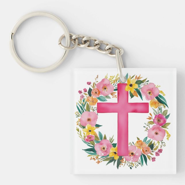 Llavero Jesucristo Pascua Jesús Hombres cristianos, mujere (Frente)