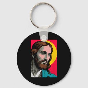 Llavero Jesucristo Pop Art Religioso Pascua y Cristo