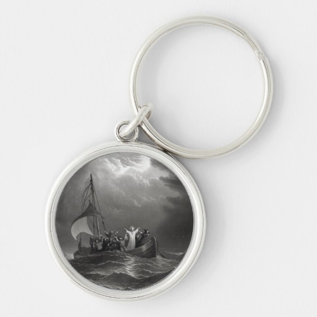 Llavero Jesucristo reprime la tentación (Frente)