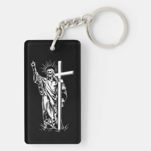 Llavero Jesucristo y la cruz