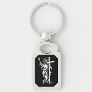 Llavero Jesucristo y la cruz