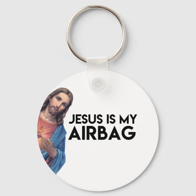 Llavero Jesuis es mi Airbag (Anverso)