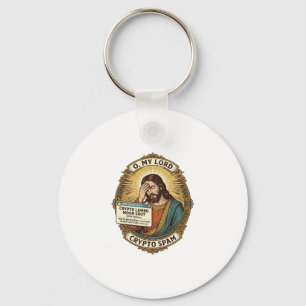 Llavero Jesús Agregó Spam Crypto Grupo Chat Molestia Humor