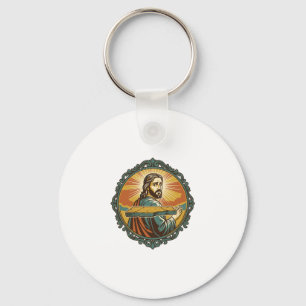 Llavero Jesús Avergonzado Tropezando Superficie Plana Clús