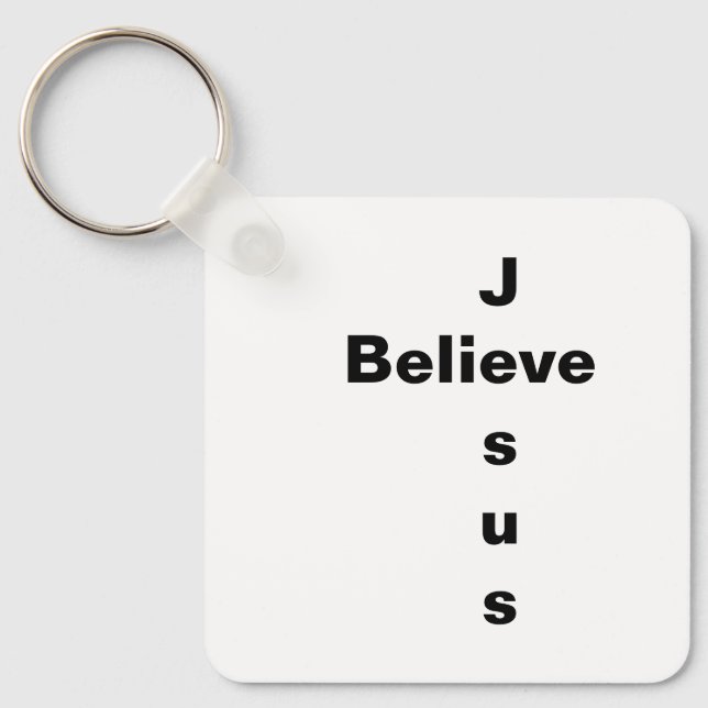 Llavero Jesus Believe (Anverso)