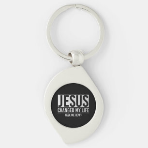 Llavero Jesús Cambió Mi Vida Pregúntame Cómo Jesús